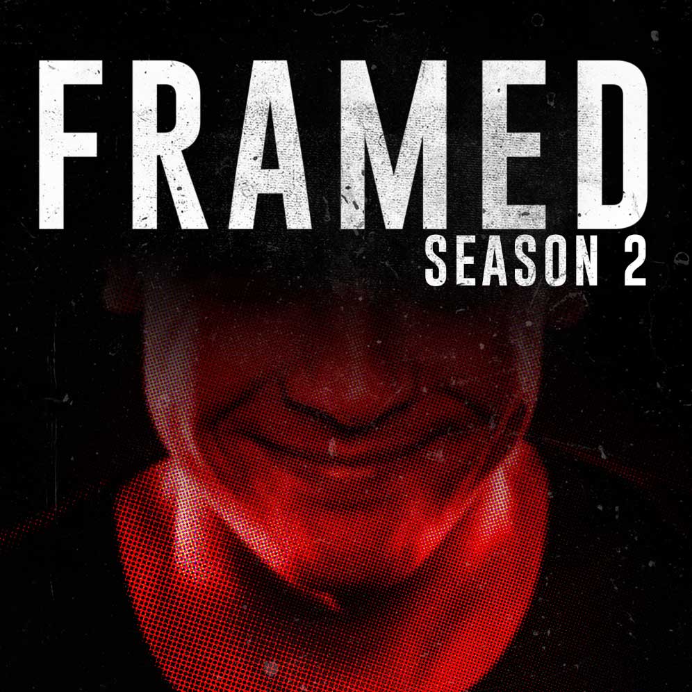 Framed Season Two Logo in red